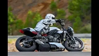 NEW TRIUMPH STREET TRIPLE R 765 2018  / Circuit vitesse d'Alès, (sens anti-horaire)