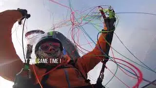 EXTREME ACRO PARAGLIDING FAIL | CLOSE TO DEATH | FALLING INTO MY GLIDER
