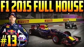 F1 2015 FULL HOUSE CAREER #13 | RED BULL | SINGAPORE GP