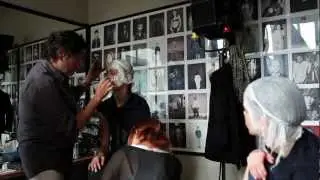 Backstage shotting The Haute Couture for Vogue Italia, September 2011 by Paolo Roversi .