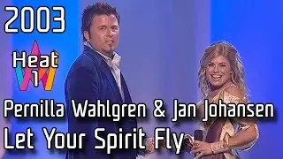 Melodifestivalen 2003 &ndash; Heat 1 &ndash; 8. Let Your Spirit Fly &ndash; Pernilla Wahlgren & Jan Johansen