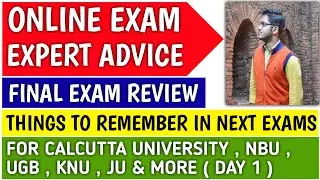 WEST BENGAL FINAL YEAR EXAM ( DAY 1 ) REVIEW🔥| calcutta university | nbu | knu | bu | ju | ku | vu