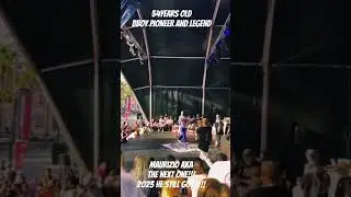 54years old Bboy Legend Maurizio aka The Next One!! he Still got it. #shorts