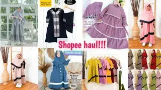 #bajulebaran SHOPEE HAUL GAMIS LEBARAN ANAK MURAH BORONG GAMIS ANAK BUAT LEBARAN 2022 + LINK PRODUK