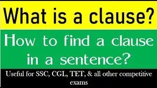 What is a clause? | Principal clause | Coordinate clause | Subordinate clause
