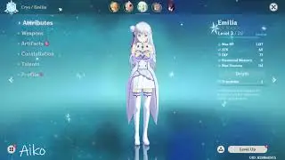 Emilia!! New 5 Star Cryo Waifu | GENSHIN IMPACT