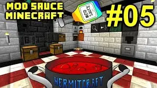 Minecraft Mod Sauce Ep. 5 - Got Power !!! ( HermitCraft Modded Minecraft )