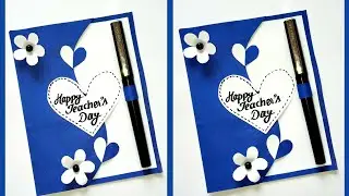 Teacher's day cards/ How to make teacher's day card /DIY teacher's day card ideas 2025 / Tutorial 