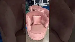 Glam velvet swivel chair. Do you love it? #sofafactory #chair #odm #oem