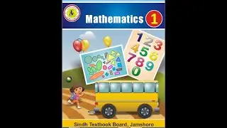 Class 1 Mathematics Sindh Textbook Board publisher complete Unit 1 to 6 in Sindhi