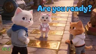 😱OMG😱 Red Ruby Glow in the Heavenly City 💎 It’s Luring Them! | AI CAT STORY