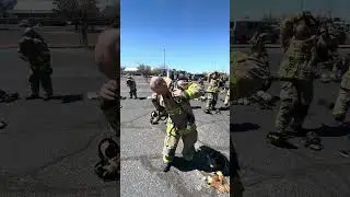 Academy 37 Donning SCBA and Mask Up #fire #firefighter #cadetlife #firedepartment #lascruces