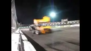 Supermodifieds vs Winged Sprint at Madera Speedway