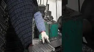 Inside the factory Machine automation trimming metal frame technology #process #factory #machine