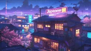 Japanese Town After Rain 🌧️ Lofi Hip Hop Beats for Relax | 80s & 1990 | The Japanese Town