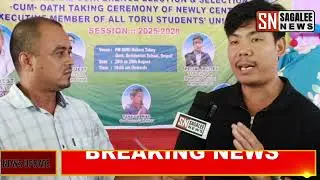 Exclusive Interview with ANSU President Lezen Gyadi: On State Issues, NH-415 Road Condition, 