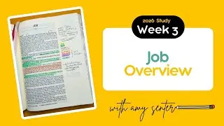 Week 3: Job Overview | Chronological Old Testament Study