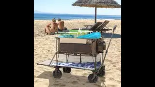 TIMBER RIDGE 400L Large Capacity Folding Double Decker Wagon
