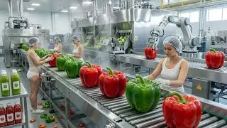 За кулисами производства сока из перца: от свежего перца до продукции, приносящей миллионы долларов.