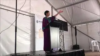 Hon Jing Lee MLC and Mandy Paul launching the World Arabic Language Day in SA 2021
