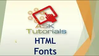 HTML Fonts | Font style in HTML | HTML tutorial for beginner | Part 17