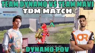 TEAM DYNAMO VS TEAM MAVI TDM MATCH - 1 I #bgmi #dynamo #mavi