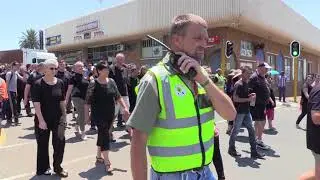 Stop Farm murders in South Africa. Protest in Piet Retief/Mkhondo.
