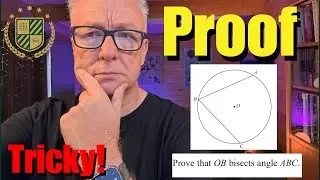 Доказательство на основе окружностей (вопрос 18, часть 2, экзамен GCSE Edexcel, ноябрь 2024 г.)