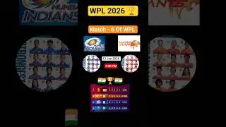WPL 5th Match MI Vs GT🏆 #wpl #wpl2026 #ipl #ipl2026 #indvsnz #shorts #viral #trending #rcb #funny