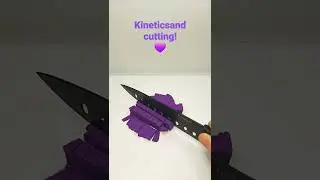 🔪 Kineticsand cutting🔪 Every 24-48h videos! #shorts,#kineticsandcutting,#sand,#cut,#tingles,#trigger
