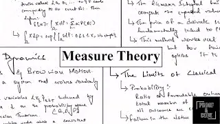 Measure Theory in Finance Explained