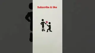 How to draw a boy proposal | love proposal | sketch drawing #drawing #art #video