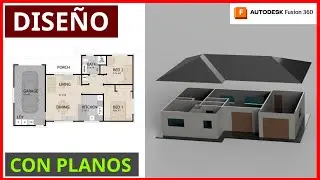 Casa a partir de planos en Fusion 360 (remake)