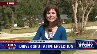 Driver shot at intersection