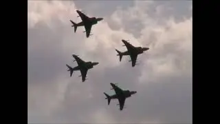 Harrier GR 7 Jump Jets at RAF Cottesmore Family's Day in 2004.
