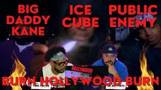 Public Enemy ft. Ice Cube & Big Daddy Kane - Burn Hollywood Burn MV Reaction