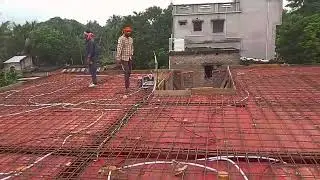 electrical pipe installation in roof, councig pipe, council wiring #@Somrat-m7p electrician ⚡⚡