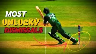10 MOST UNLUCKY DISMISSALS IN CRICKET || FUNNY DISMISSALS IN CRICKET