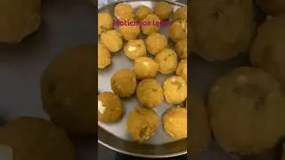 Just 4 ingredients without food colour  motichoor ladoo recipe |Gram flour sweet | easy and quick