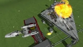 Y-Wing Attack on the Stink Works Base - KSP/Star Wars