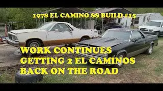 #15. 1978 El Camino SS. Working on the 1982. Brakes, Freeze plugs, Temperature Gauge, Taillights
