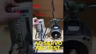 how to run ac servo jog test delta brand