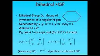 Hidden subgroup  problem