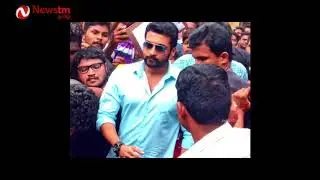Actor SURYA Mobbed by Fans | Telugu Fans Atrocity | NGK Shooting Spot