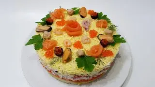 САЛАТ МОРСКАЯ СТИХИЯ ( 