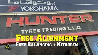 Cheap tyres in dubai free wheel alignment balancing and nitrogen in uae urdu/hindi