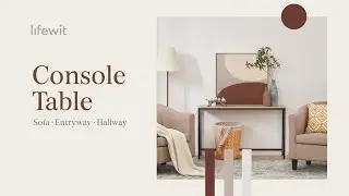 Lifewit Console Table, Narrow Sofa Table for Living Room, Entryway, Hallway