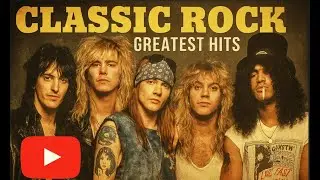 Classic Rock Nonstop Greatest Anthems 70s 80s 90s | Guns N' Roses, Queen, Bon Jovi, AC/DC