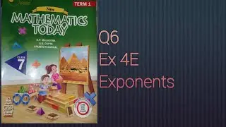 Q6 Ex 4E | Ch 4 Exponents | ICSE Class 7 Mathematics today | Unlock your learning |