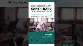 Mau mondok? Di Darul Muttaqien aja...   #sekolah #santri #santrikeren #pesantren #bogor #fyp #viral